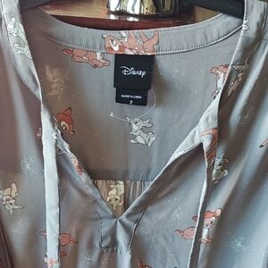 Torrid Disney Collection Gray Top with Bambi and Thumper Design